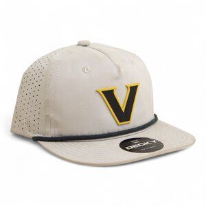 Vanderbilt Commodores Black 3D Perforated Rope Hat- Grey/ Charcoal